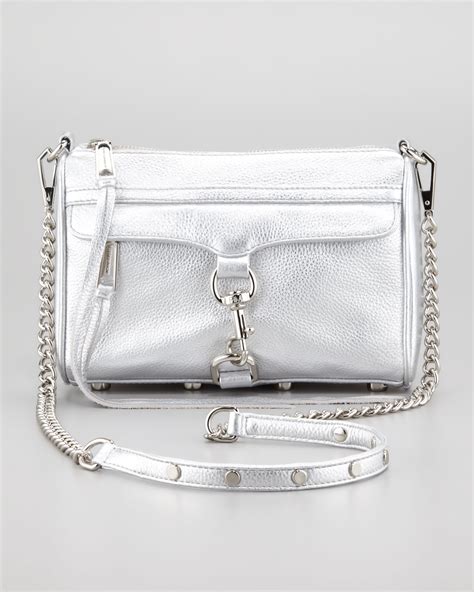 small silver crossbody bag